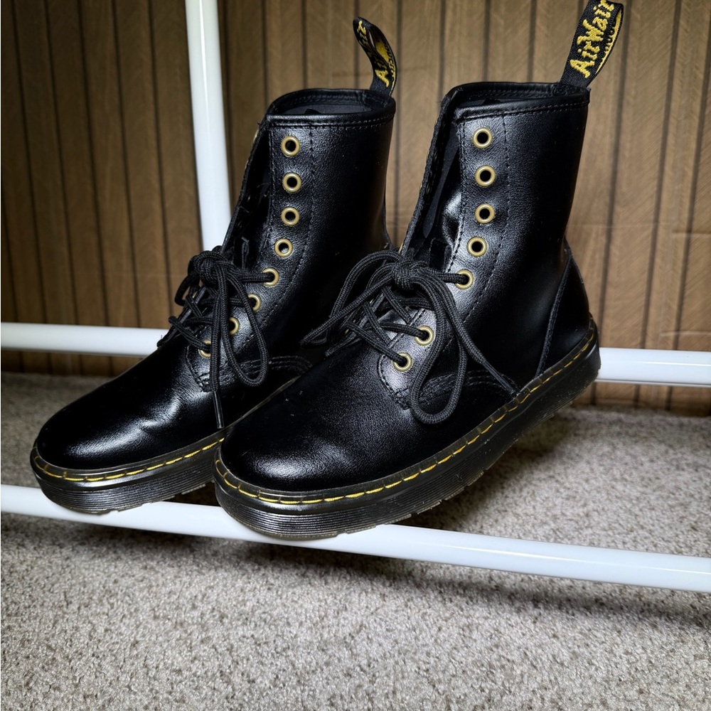 Dr. Martens Black Leather Boots